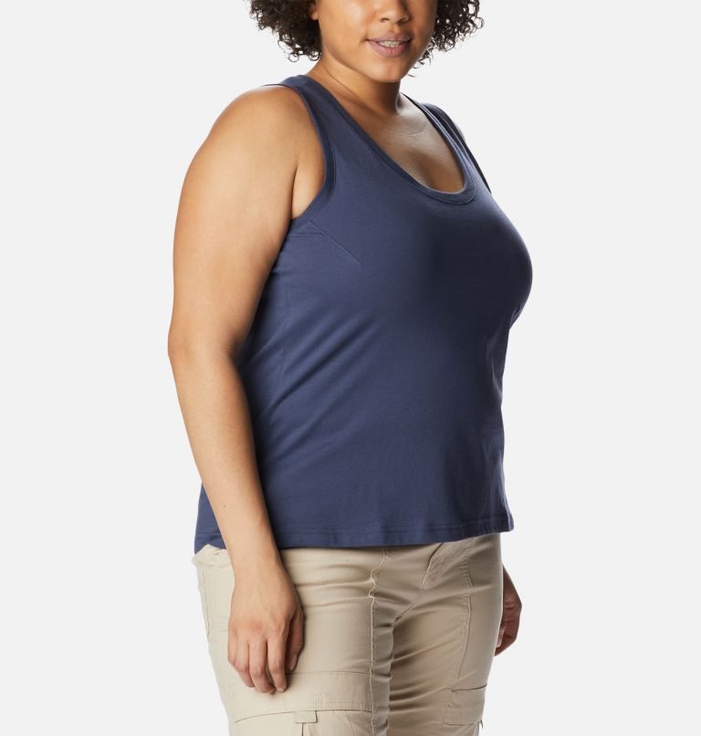 Women's Columbia Sapphire Point Tanks Navy | Plus Size CA-X50C8